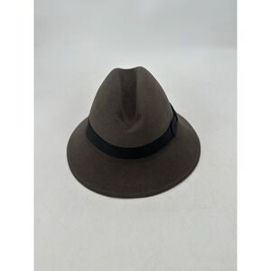 Bailey Wool & Fur Brown Tombstone Fedora Hat WPL 5923 Size Medium‎ Made In USA ✅
